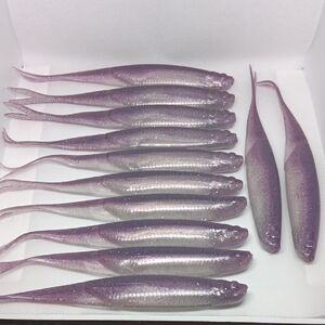 (12)6th Sense Shindo 7" Exclusive Color Violet Panda Fishing Plastics